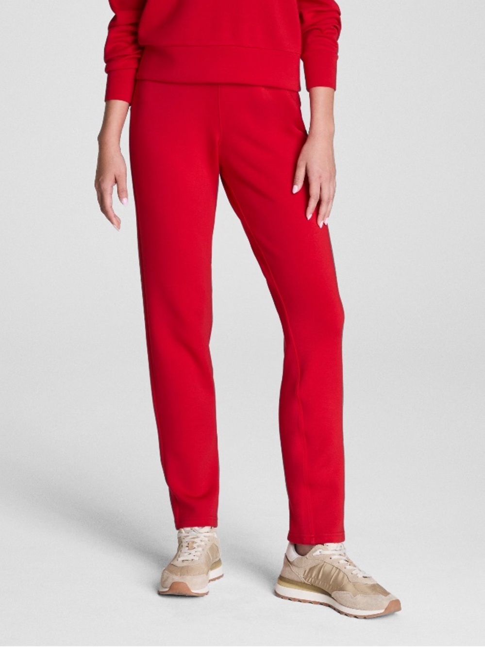 SPANX Red AirEssentials Slim Straight Pant